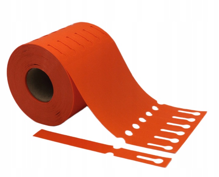 Smyčkové zahradnické sadové etikety Oranžové 160 mm x 17 mm (17 x 160)