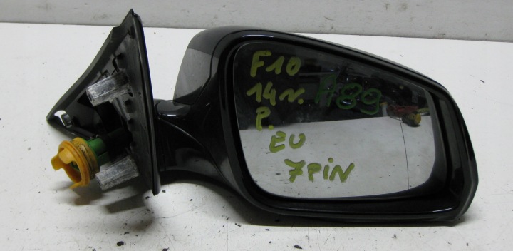 BMW F10 LIFT 2.0 D XD 14R SPECCHIETTO RETROVISORE Esterne Destro 7 PIN A89 EUROPA