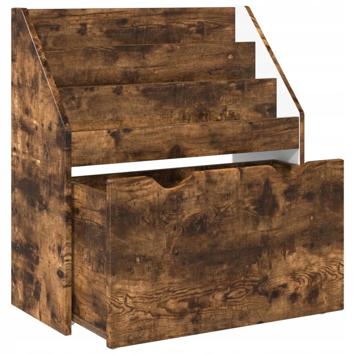 vidaXL Книжкова полиця для дітей Дуб копчений 60 x 29,5 x 69 см — фото 5