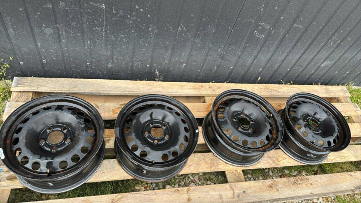 STALOWKI SAAB 9-3 93 felgen Stahl ET 41 5X110 KOMPLET 15 6,5J
