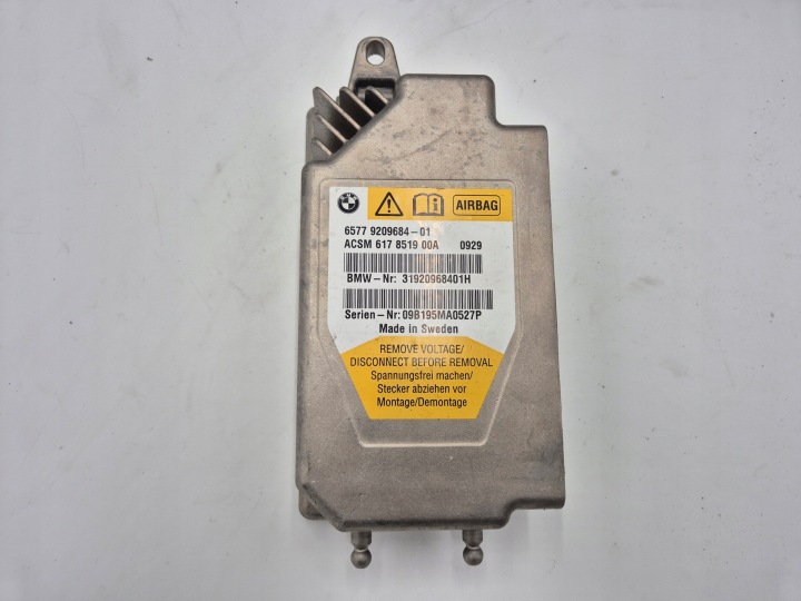 modul SENSOR airbag POWIETRZNYCH 9209684 BMW F01 F10