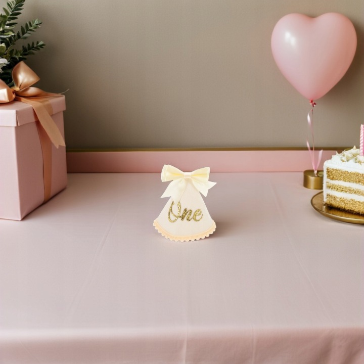 Baby First Birthday фетрова шапка з бантиком для декору фото — фото 9