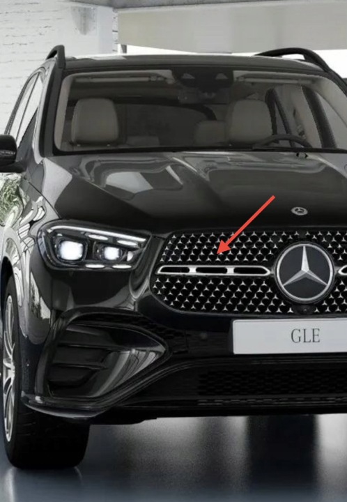 MERCEDES GLE W167 AMG LIFT 2024-> lüftungsgitter GRILLA rechts oben A1678883301