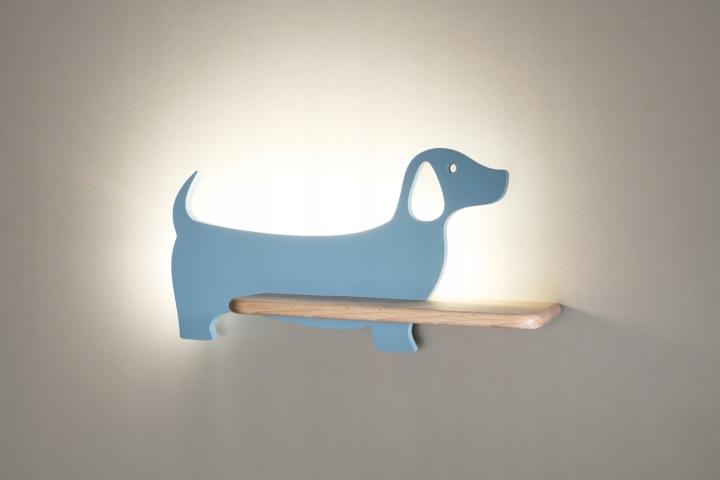Candellux DOG бра LED 5 Вт 4000K синій дерево — фото 2