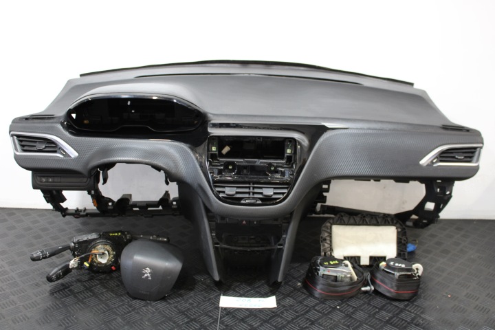 přístrojová deska konzola airbag airbagy PEUGEOT 208 a 1 LIFT