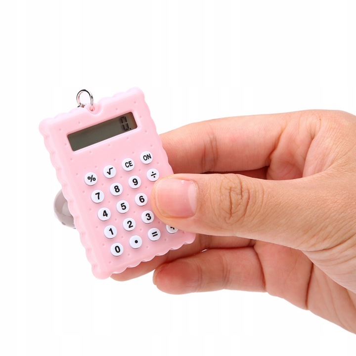 Калькулятор брелок міні калькулятор шкільний математичний TY кишеньковий — фото 5