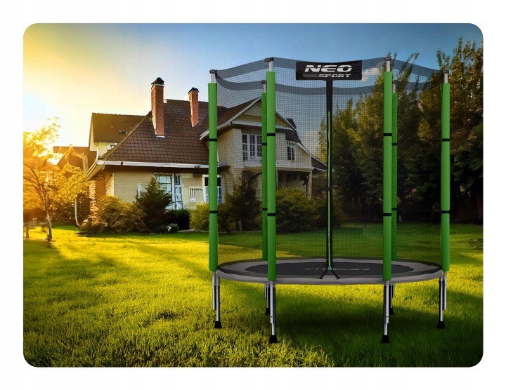 Батут садовий домашній для дітей 140 см 4.5ft NEOSPORT — фото 3