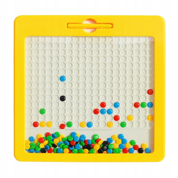 Дошка Мозаїка Магнітна Ґудзички Magpad Монтессорі Аж 31/31 см — фото 3