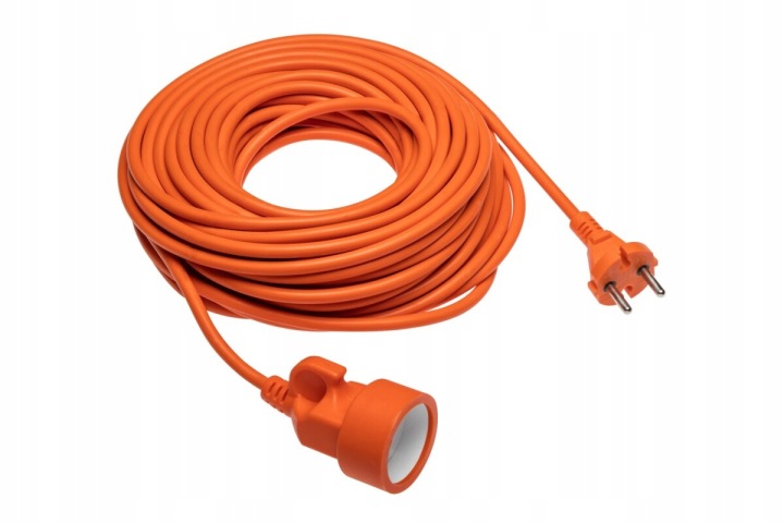 Prodlužovací Kabel Gtv 2×1,0 mm2, max. 10 A 30 m, oranžový