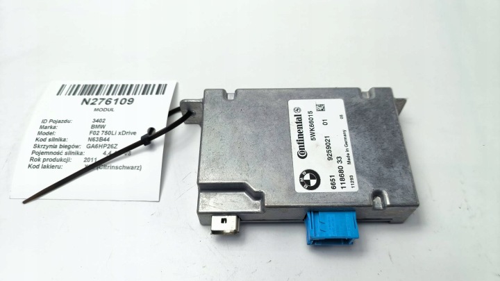 modul KAMERY 9259021 BMW F01 F02 750Li xDrive