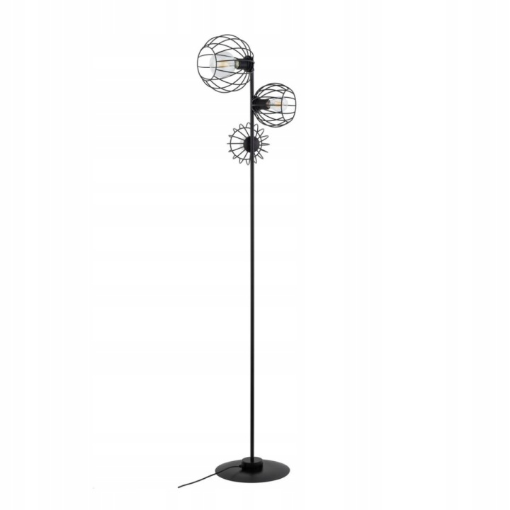 Stojací podlahová lampa Černá 3xE27 163 cm Madam Sigma Lighting