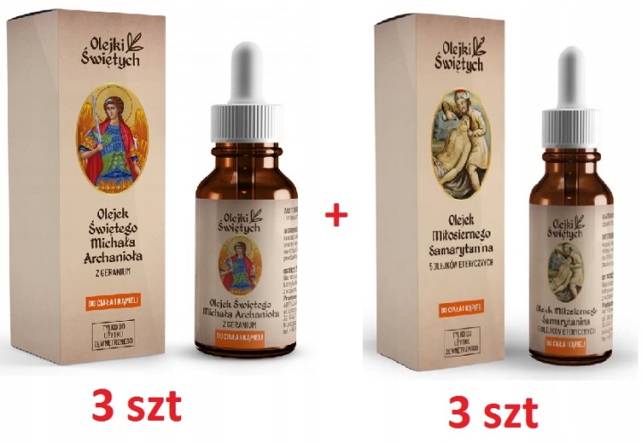 Olej milosrdného Samaritána Olej svatého Michaela Archanděla 6x50 ml