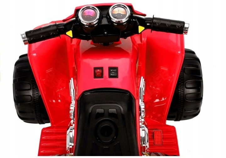 Quad Транспортний засіб На акумуляторі для Дитини Всюдихідний Вогні LED MP3 Червоний — фото 7