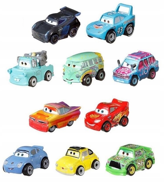 Набір 10 Міні Машинок машинки Disney Pixar Auta Cars Mikroautka GRW27 — фото 4