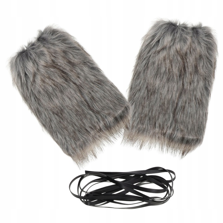 Затишні утеплювачі на ноги Chunky Furry з регульованими ремінцями для кріплення — фото 6