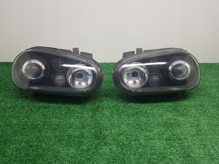 KOMPLET of lights PRZEDNICH VOLKSWAGEN GOLF 4 lens black, SRODKI TUNING !