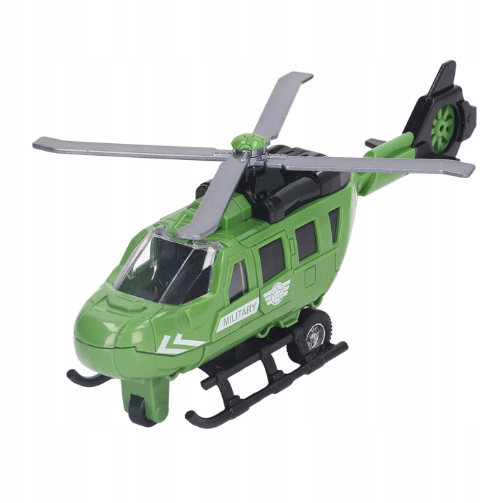 Модель гелікоптера DIECAST імітований стопу DIECAST інерція літак N3 — фото 4