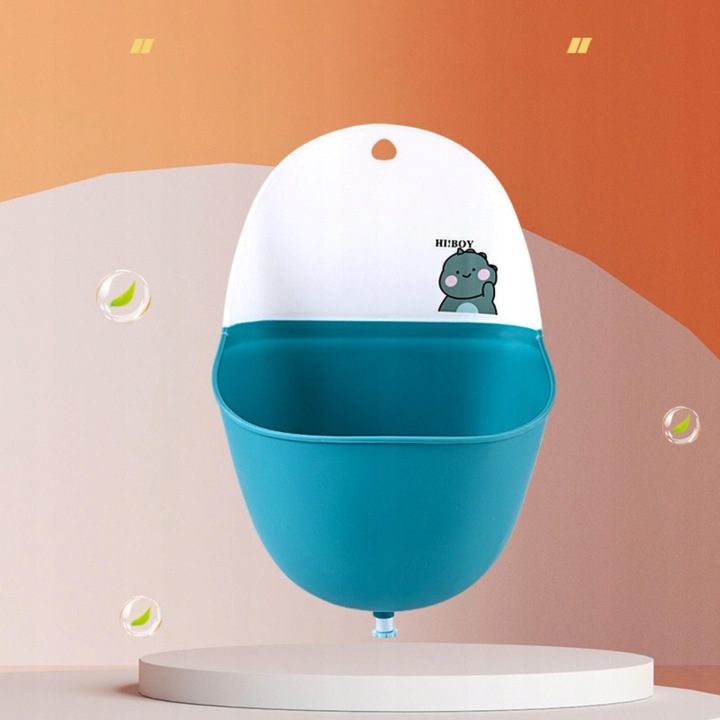 Baby Для хлопчиків Pee Туалет Міцний м'який матеріал Easy Clean для сірого з трубкою — фото 5