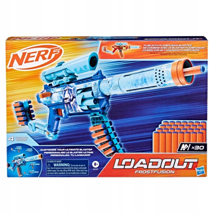 Nerf Loadout Fortsfusion модульна Пускова установка Бластер 21 стрілок N1 G3157 (після повернення) — фото 13
