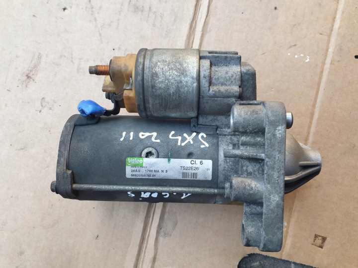 startér 1.6 HDI CITROEN PEUGEOT SX4 SEDICI 9662854180 1.6 DDIS