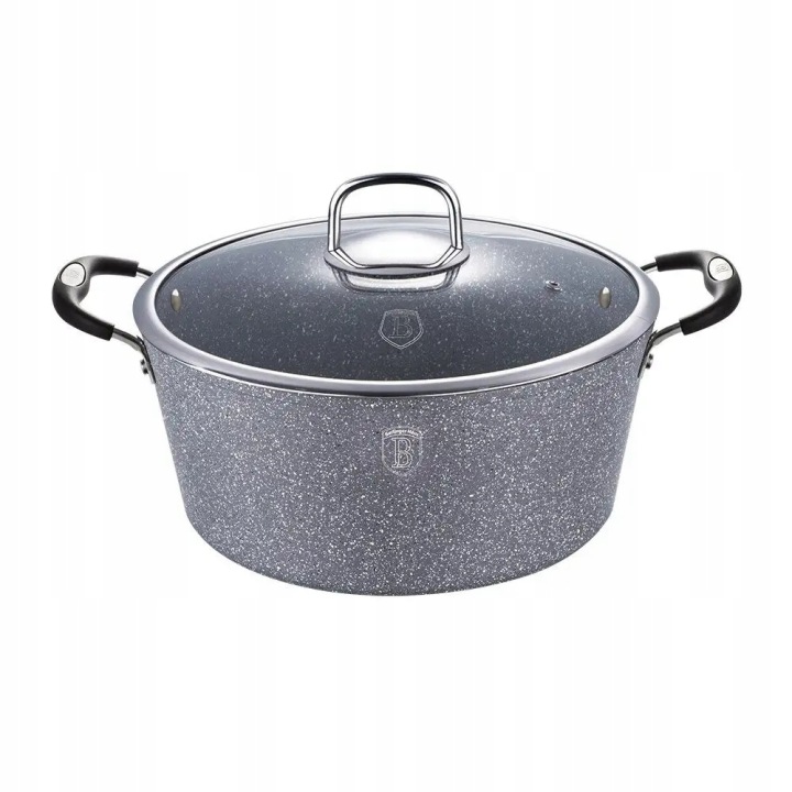 Hrnec tradiční Berlinger Haus Grey Stone Touch 6,1L BH-1153