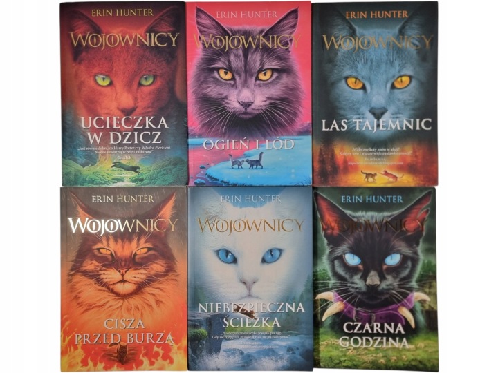 Zdjęcie egzemplarza: Wojownicy Tomy 1-6 / Komplet / Erin Hunter zestaw książek