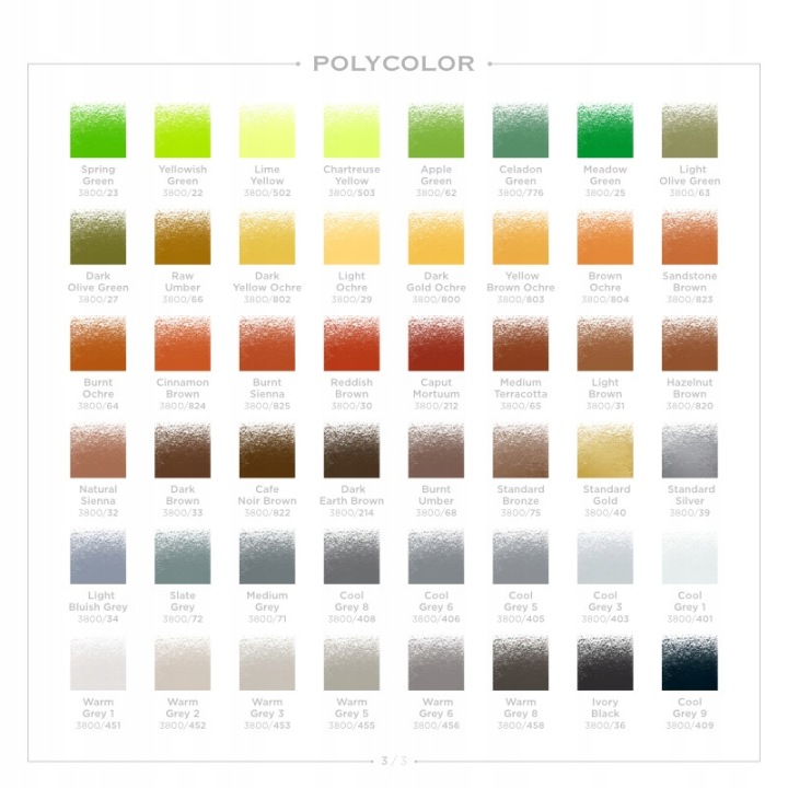 Олівець Koh-I-Noor Polycolor 776 Celadon Зелений олівець художня — фото 5