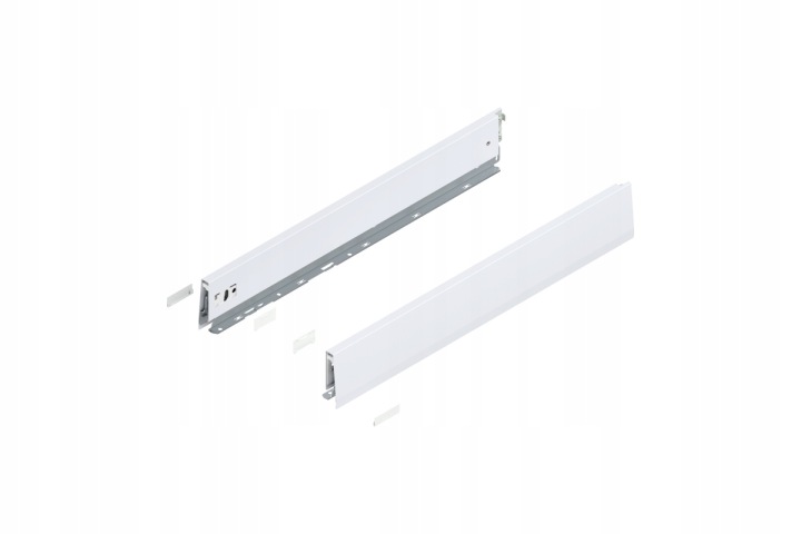 Blum 470M6002S Boční strana Merivobox, výška M (91 mm) 600 mm, hedvábně bílá