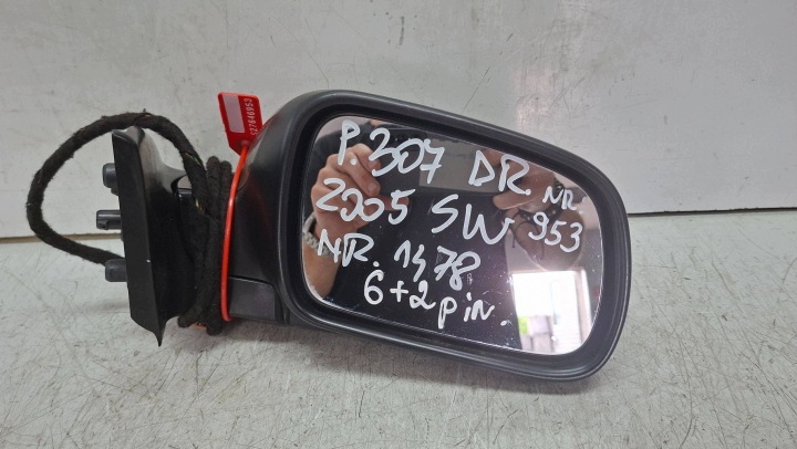 specchietto retrovisore destro 8 pin PEUGEOT 307 2001
