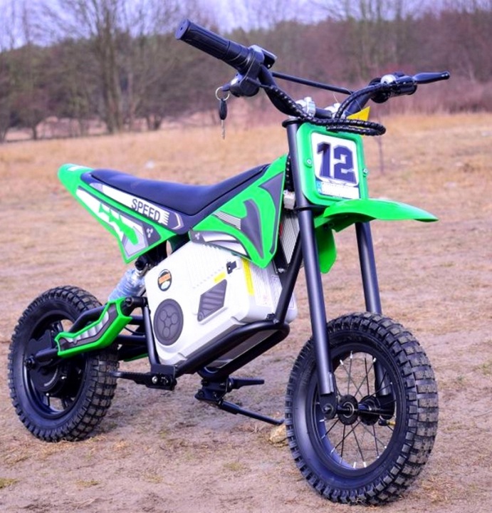 Електричний мотоцикл CROSS SPEED 2 колісний надувні колеса 36 В сила 350 Вт — фото 7