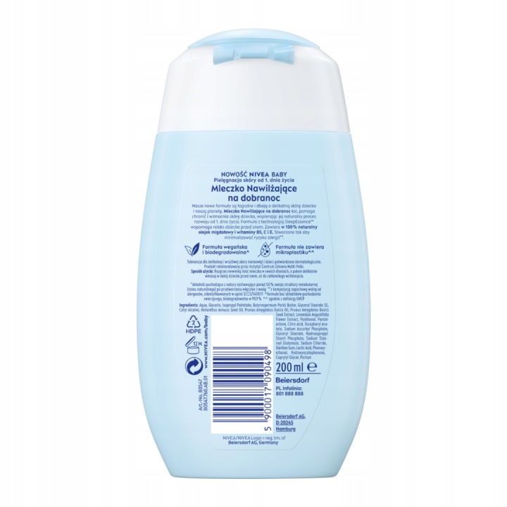 NIVEA BABY молочко для тіла для дітей 200 мл — фото 9