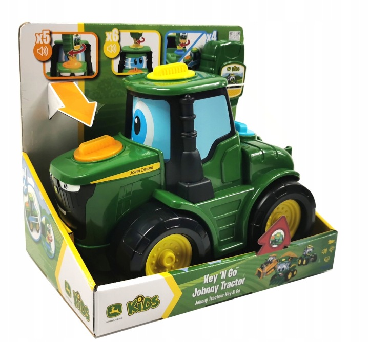 TOMY John Deere трактор Johnny на ключ 47500