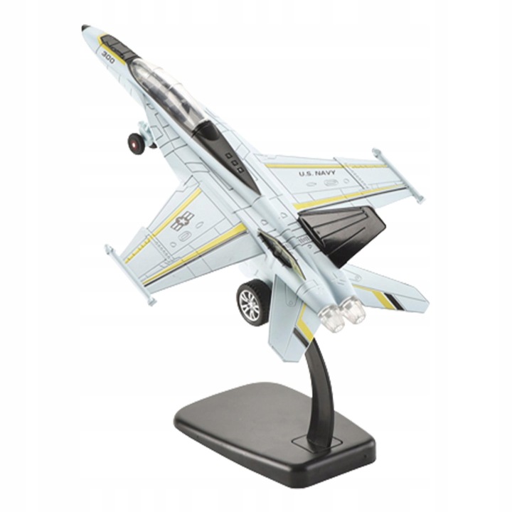 1/100 F18 Модель винищувача Модель літака блакитний