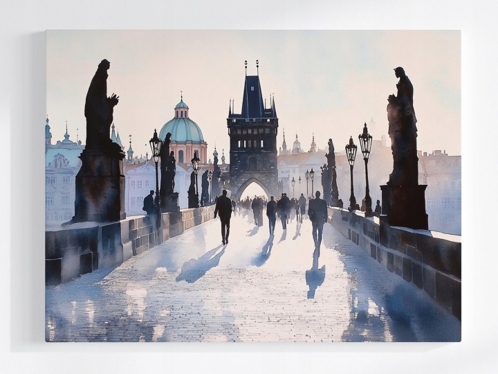 Plakát Architektura Město Praha Česká Republika Karlův Most 100x75