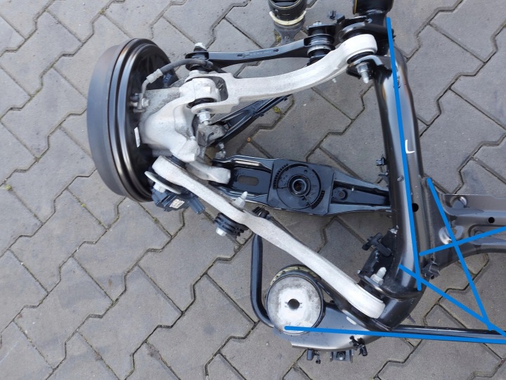 Ford Explorer VII R2KB sususpension left rear part swing of the arm