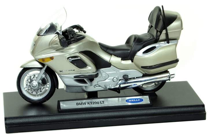 WELLY BMW K1200 LT K1200LT 1:18 мотоцикл новий модель з підставкою 12147 — фото 8
