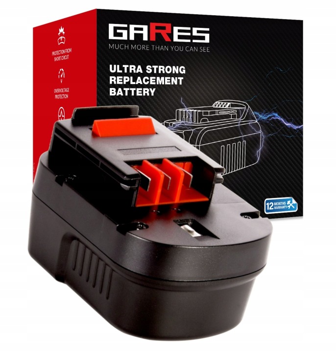 Baterie Akumulátor pro Black Decker A12E 1.5Ah 12V