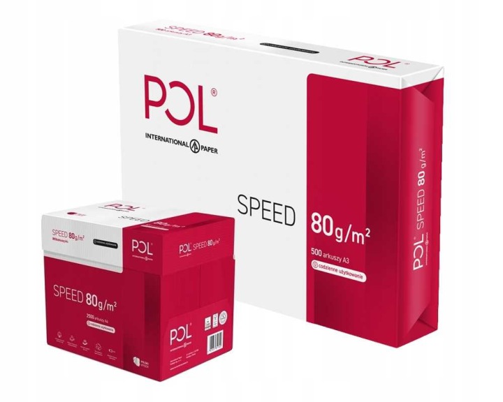 Папір для ксерокса A4 POLSPEED білий 80 г 2500 аркушів 5 пачок - для принтера і для ксерокса — фото 8