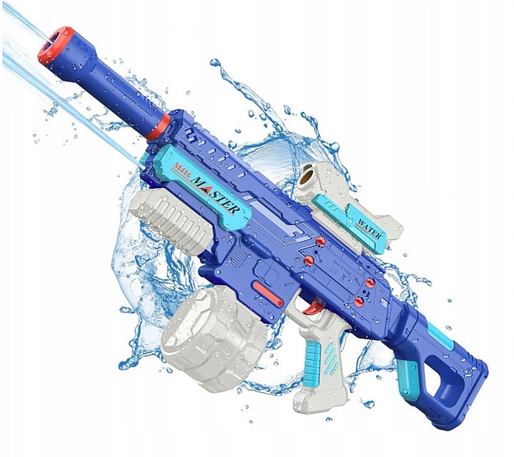 ELECTRIC WATER GUN FOR CHILDREN TWO MODES AUTOMATIC + PUMP Packaging status original