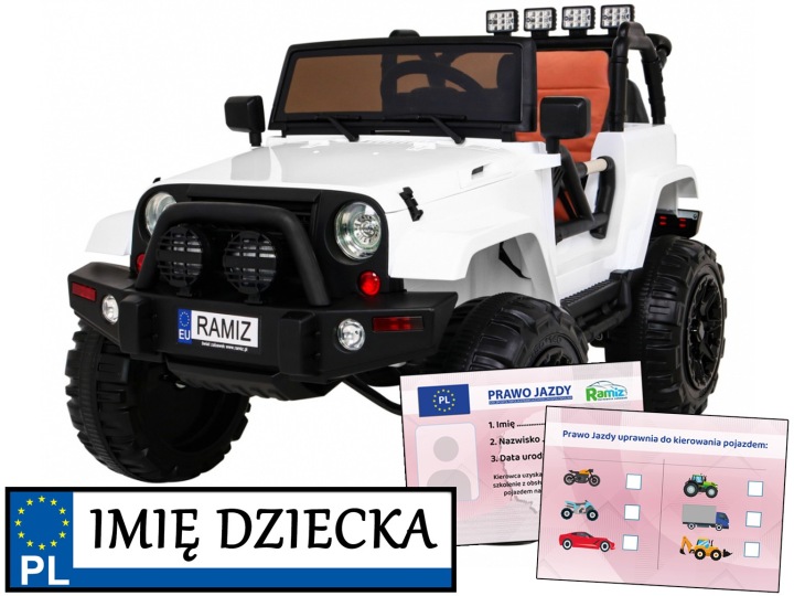 Великий Автомобіль для дітей позашляховик JEEP All Terrain пульт Дошка — фото 2