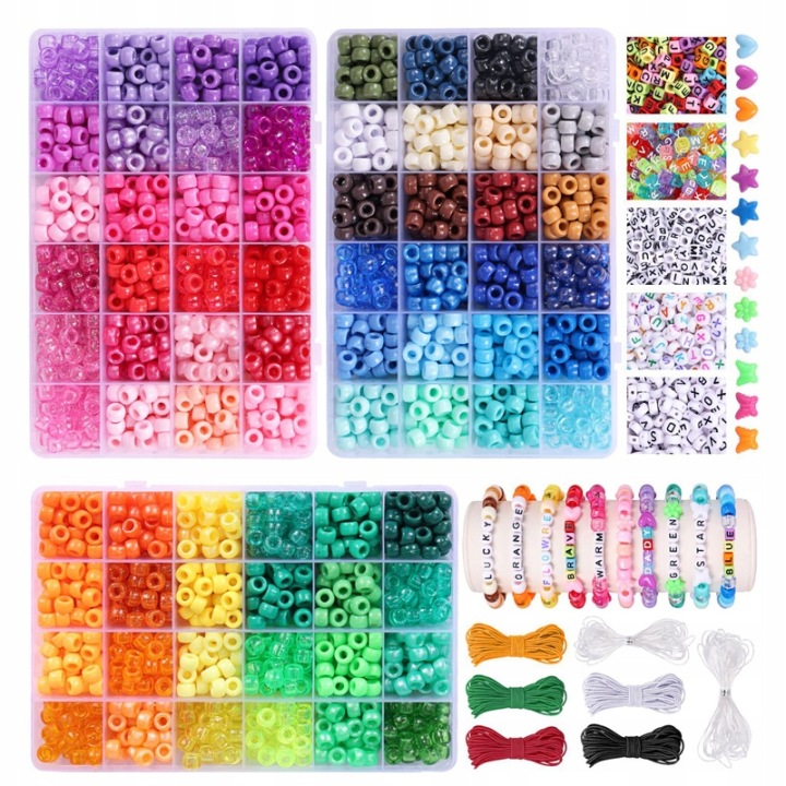 4700 шт., 72 кольори Pony Намистини Rainbow Kandi Намистина для набору rob — фото 11