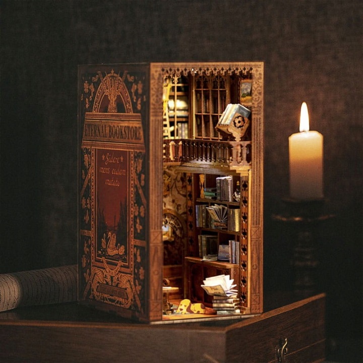 Book Nook DIY Eternal Bookstore Cutebee пазли 3D LED — фото 3