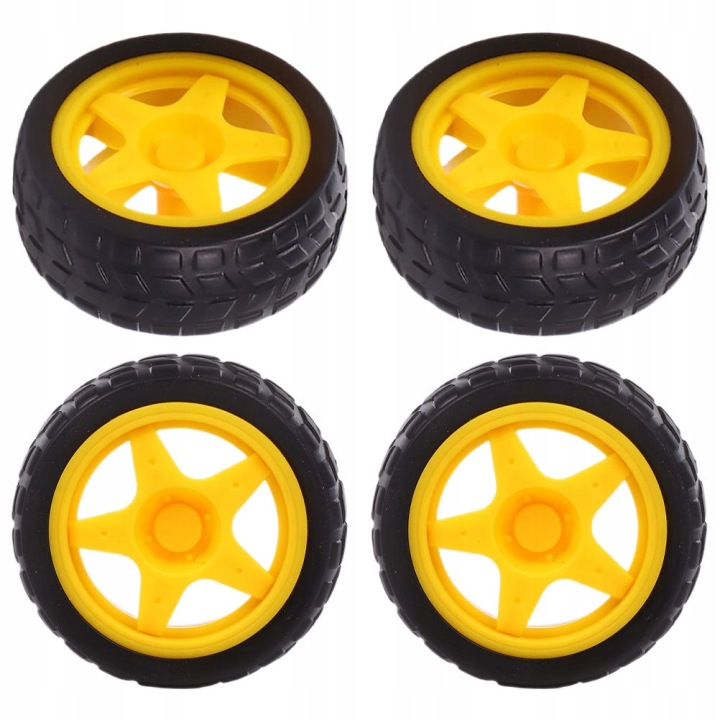 4 шт. колеса для іграшок з матеріалу і гумки, легка заміна — фото 7