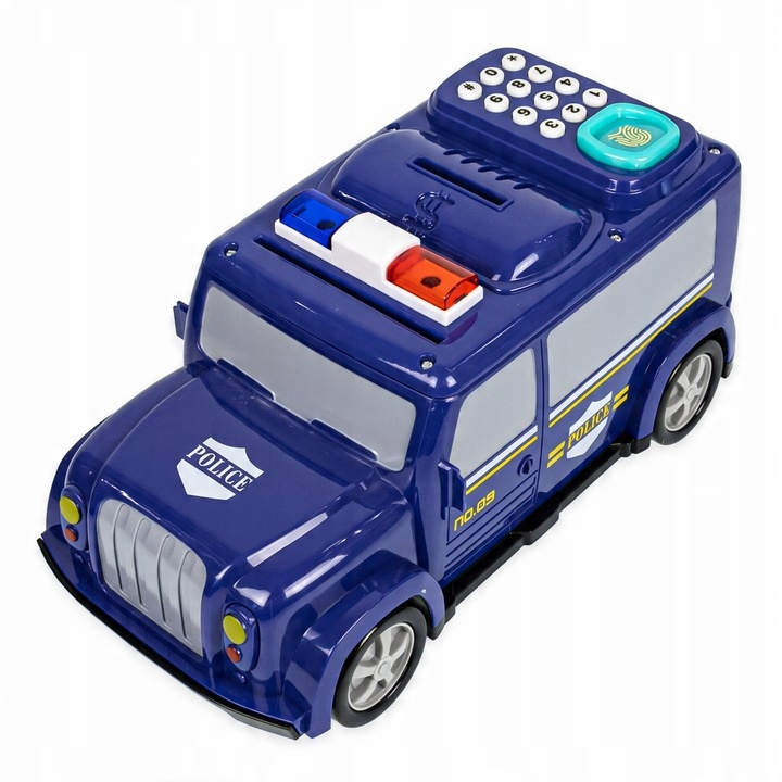Safe Piggy Bank Auto Police for Coins Banknotes PIN