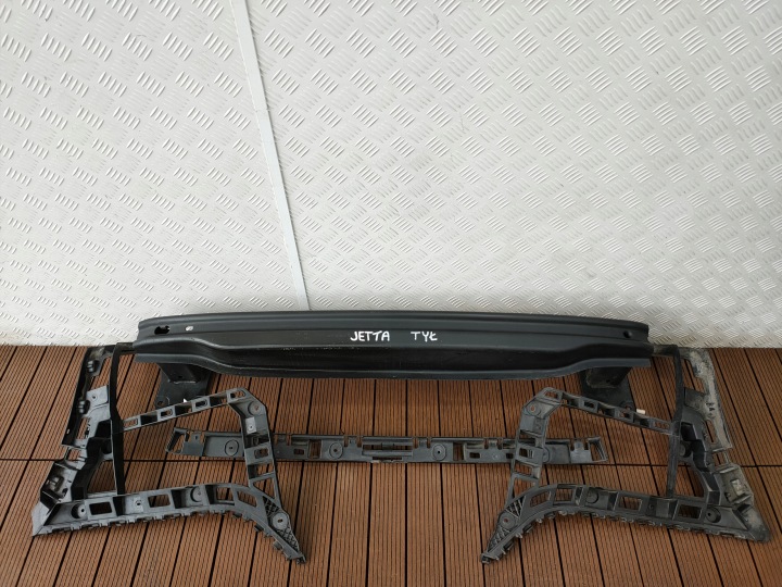 VW JETTA VI 5C 10-18 Renfort pare choc Sous Pare choc Arrière + Supports Arrière Montage KOMPLET OE