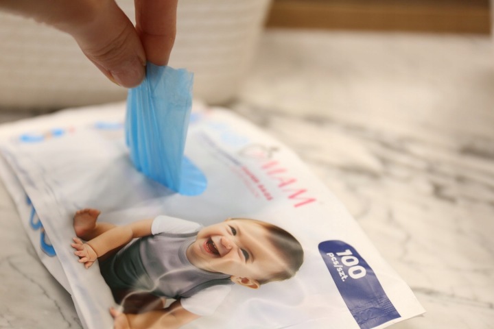 Ароматні мішечки на використані підгузки BABYMAM 100 шт. — фото 3