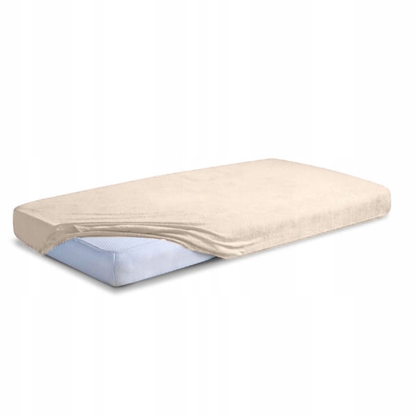 Froté Prostěradlo s gumou 210/220x190/200 Classic, krémové