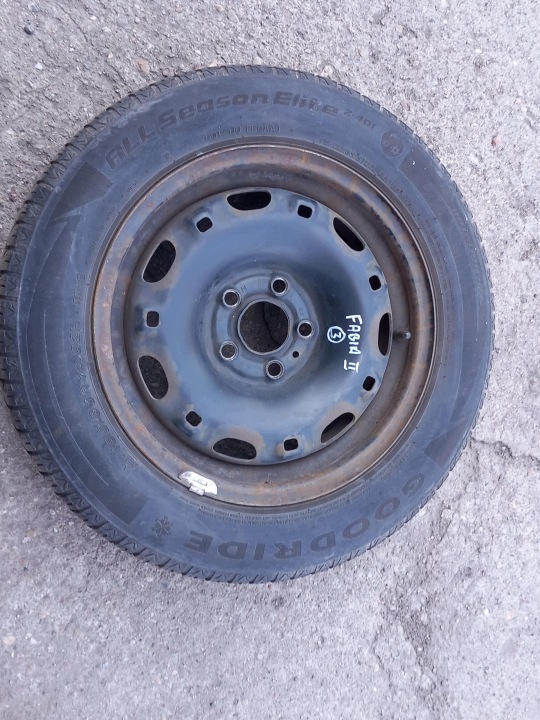 Jante STALOWA WRAZ Z Caoutchouc SKODA FABIA II 6Jx14 H2 ET37 6Q7601027C