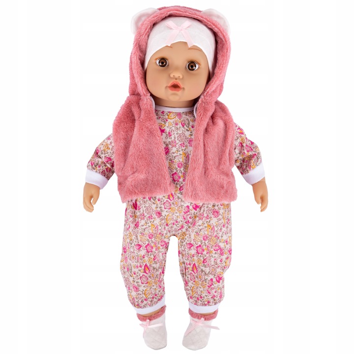 DUŻA LALKA BOBAS INTERAKTYWNA ŚPIEWA I MÓWI PL Efekty dźwiękowe