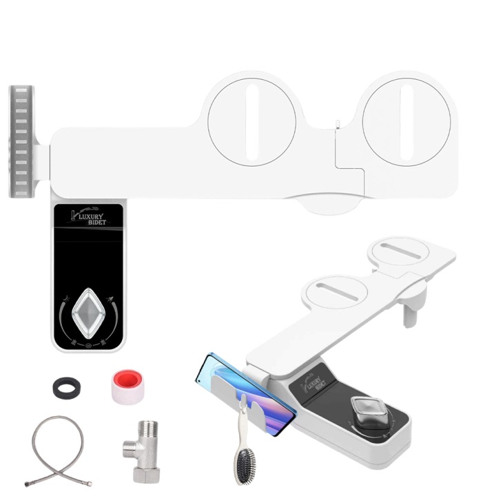 Bidet se dvěma tryskami Bedee pro celou rodinu s automatickým čištěním